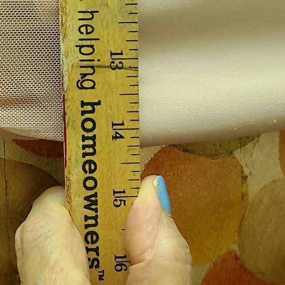 Dusty rose poly spandex  creates a lovely designer dress. I wish it fit me! - Picture 10 of 12